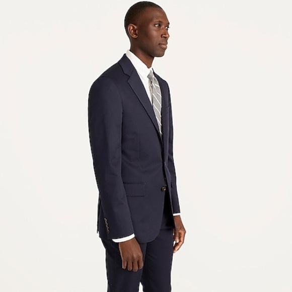 NWT J CREW LUDLOW ITALIAN CHINO BLAZER 40L NAVY SUMMER SEASON WEIGHT - Picture 7 of 10